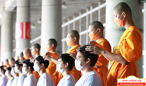 พิธีฝากตัวเป็นศิษย์ และพิธีตัดปอยผมโครงการอุปสมบทระดับอุดมศึกษา รุ่นที่ 49 ภาคฤดูร้อน