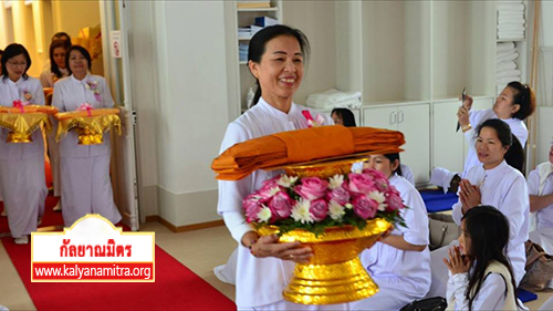 วัดพระธรรมกายสวิตเซอร์แลนด์ ประเทศสวิตเซอร์แลนด์ ได้จัดพิธีมุทิตาสักการะพระครูภาวนาวิริยกิจ