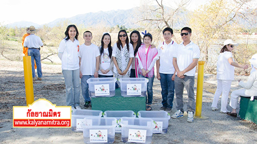  วัดพระธรรมกายแคลิฟอร์เนีย ได้จัดกิจกรรมงานบุญวันอาทิตย์