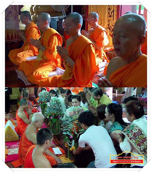 วัดพระธรรมกาย จัดพิธีถวายเทียนพรรษา 9 วัด  สปป.ลาว