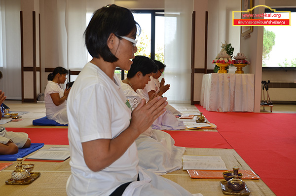 วัดพระธรรมกายอิตาลี ประเทศอิตาลี จัดพิธีปุพพเปตพลี