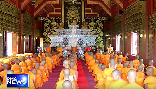 วัดกิ่วลม ได้จัดพิธีบรรพชาสามเณรภาคฤดูร้อน