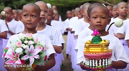 สามเณรเกาะช้าง ฟื้นฟู "บวร"