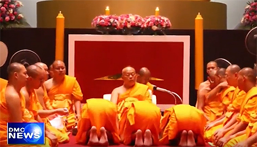 พิธีอุปสมบท สามเณรธรรมทายาทชาว AEC รุ่นที่ 1