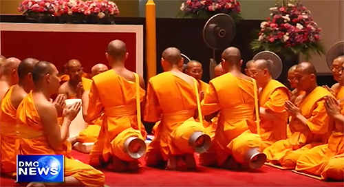 พิธีอุปสมบท สามเณรธรรมทายาทชาว AEC รุ่นที่ 1