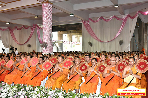 พิธีทรงตั้งเปรียญธรรม ๓ ประโยค ในเขตปกครองคณะสงฆ์หนกลาง 