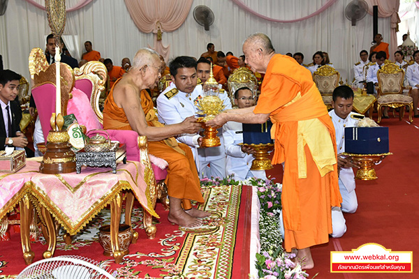 พิธีทรงตั้งเปรียญธรรม ๓ ประโยค ในเขตปกครองคณะสงฆ์หนกลาง 