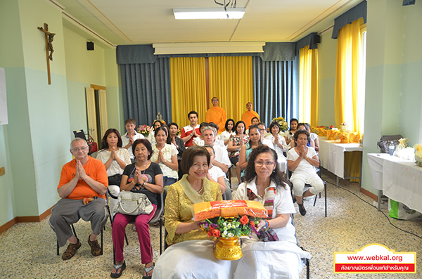 วัดพระธรรมกายอิตาลีจัดปฏิบัติธรรมบ้านกัลยาณมิตร  