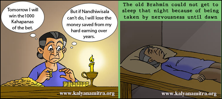 นิทานชาดกภาษาอังกฤษเรื่อง  Nandhiwisala  The story about speaking only words of kindness