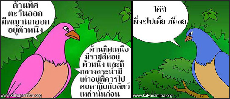 นิทานชาดกเรื่อง มิตรแท้ มหาอุกกุสชาดก ชาดกว่าด้วยการผูกมิตร