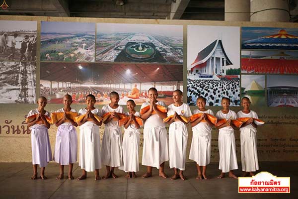 พิธีบรรพชาสามเณรธรรมทายาท วันเสาร์ที่ 14 มีนาคม พ.ศ.2558
