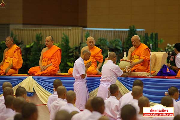 พิธีบรรพชาสามเณรธรรมทายาท วันเสาร์ที่ 14 มีนาคม พ.ศ.2558