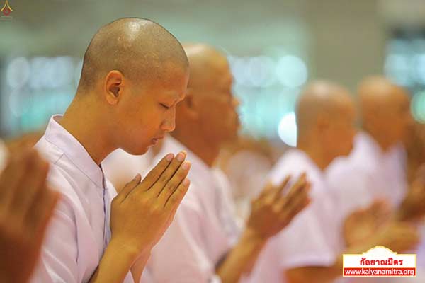 พิธีบรรพชาสามเณรธรรมทายาท วันเสาร์ที่ 14 มีนาคม พ.ศ.2558
