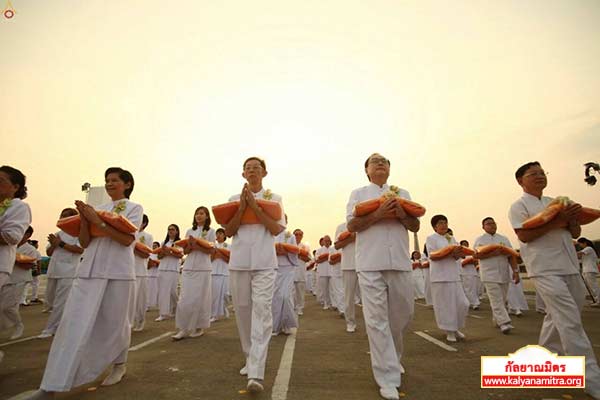 พิธีบรรพชาสามเณรธรรมทายาท วันเสาร์ที่ 14 มีนาคม พ.ศ.2558