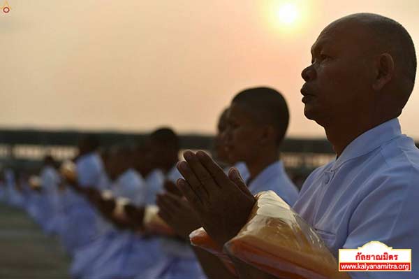 พิธีบรรพชาสามเณรธรรมทายาท วันเสาร์ที่ 14 มีนาคม พ.ศ.2558