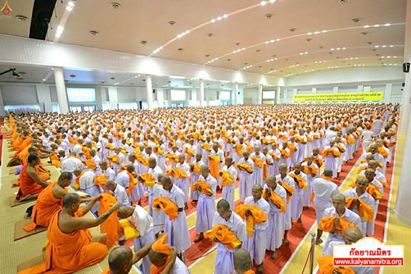 พิธีบรรพชาสามเณรธรรมทายาท วันเสาร์ที่ 14 มีนาคม พ.ศ.2558