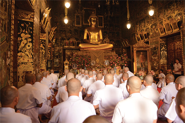 อุปสมบทหมู่ รุ่นผู้บริหาร รุ่นที่ 12 ณ วัดราชโอรสาราม ราชวรวิหาร วันที่ 2 - 24 ธันวาคม พ.ศ.2558