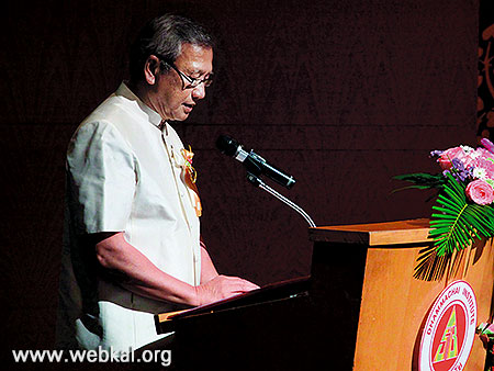 คุณนิวัฒน์ธำรง  บุญทรงไพศาล รัฐมนตรีประจำสำนักนายกรัฐมนตรี  