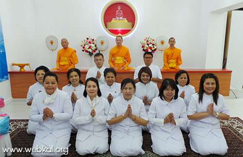 พิธีเจริญพระพุทธมนต์เนื่องในวันมหาปูชนียาจารย์ ศูนย์ปฏิบัติธรรมบาห์เรน กรุงมานามา  ประเทศบาห์เรน