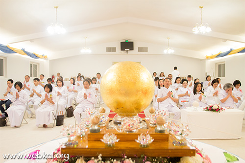 พิธีสมโภชแก้วบรมจักรพรรดิรัตนขุนพล วัดพระธรรมกายจอร์เจีย ประเทศสหรัฐอเมริกา