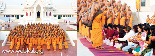 แสงแห่งพระรัตนตรัยนำทางสว่าง อยู่ในบุญเดือนมีนาคม พ.ศ.2559