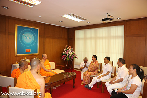 ประธานรัฐสภาเนปาลและคณะเดินทางมาขอบคุณวัดพระธรรมกาย จังหวัดปทุมธานี