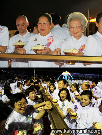 พิธีประกอบการหล่อรูปเหมือนทองคำ พระมงคลเทพมุนี (สด จนฺทสโร)