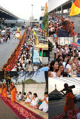 ธุดงค์ธรรมชัย อัญเชิญรูปหล่อทองคำพระมงคลเทพมุนี 