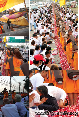 ธุดงค์ธรรมชัย อัญเชิญรูปหล่อทองคำพระมงคลเทพมุนี 