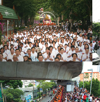 ธุดงค์ธรรมชัย อัญเชิญรูปหล่อทองคำพระมงคลเทพมุนี 