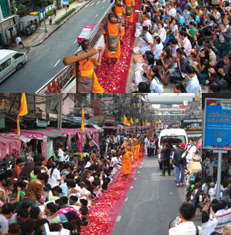 ธุดงค์ธรรมชัย อัญเชิญรูปหล่อทองคำพระมงคลเทพมุนี 