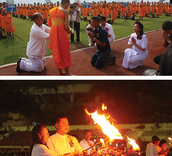 เดินธุดงค์ โปรยกลีบกุหลาบ พรสรร กำลังเอก