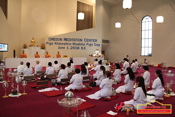 วัดพระธรรมกายออเรกอน จัดงานบุญวันวิสาขบูชา 