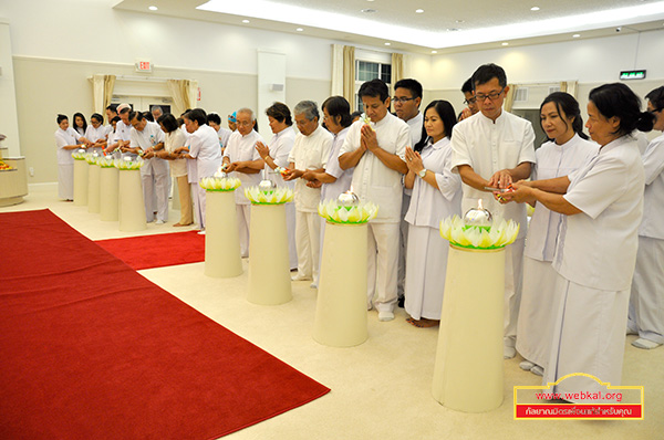 วัดพระธรรมกายฟลอริดา จัดพิธีบูชาข้าวพระ