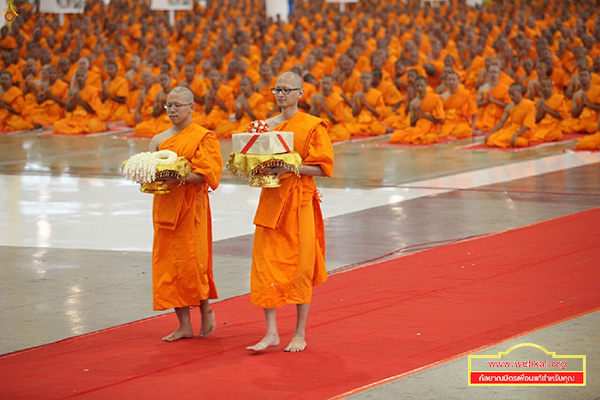 พิธีบรรพชาสามเณรรุ่นเข้าพรรษา