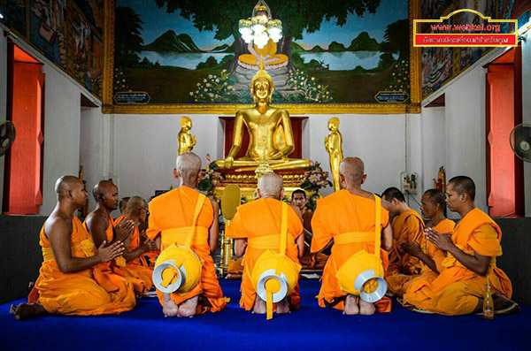 ศูนย์อบรมธรรมอุทยานบ้านแป้ง จัดพิธีอุปสมบทรุ่นเข้าพรรษา