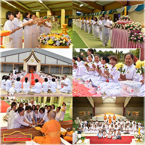 วัดพระธรรมกายบาวาเรีย จัดพิธีบูชาข้าวพระ และอัญเชิญองค์พระธรรมกายประจำตัว 