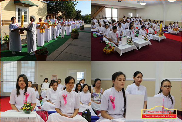 วัดพระธรรมกายซิลิคอนวัลเลย์ จัดพิธีบูชาข้าวพระ แห่เทียนพรรษา