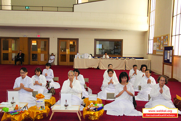 วัดพระธรรมกายออเรกอน ประเทศสหรัฐอเมริกา จัดงานบุญวันอาทิตย์