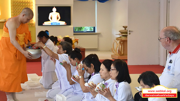 วัดพระธรรมกายเดนมาร์ก ประเทศเดนมาร์ก จัดพิธีบูชาข้าวพระ และพิธีทอดผ้าป่าเพื่อสร้างวัดพระธรรมกายเดนมาร์ก
