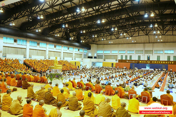 ธุดงคสถานล้านนาร่วมกับสมาคมบัณฑิตล้านนา มหาวิทยาลัยแม่โจ้ และเทศบาลเมืองแม่โจ้ จัดตักบาตรพระสงฆ์และสามเณรจำนวน 1,250รูป