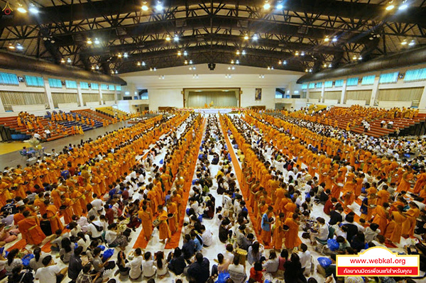 ธุดงคสถานล้านนาร่วมกับสมาคมบัณฑิตล้านนา มหาวิทยาลัยแม่โจ้ และเทศบาลเมืองแม่โจ้ จัดตักบาตรพระสงฆ์และสามเณรจำนวน 1,250รูป