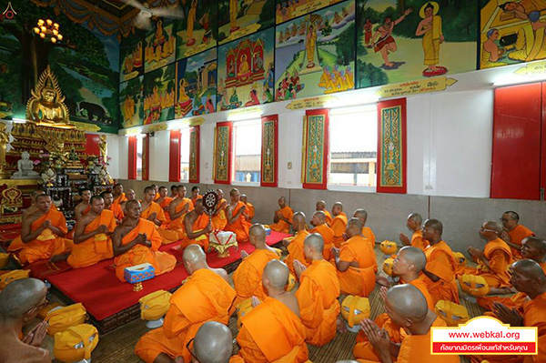 พิธีบรรพชาอุปสมบทหมู่ ธทย.พระพี่เลี้ยงรุ่นเข้าพรรษา