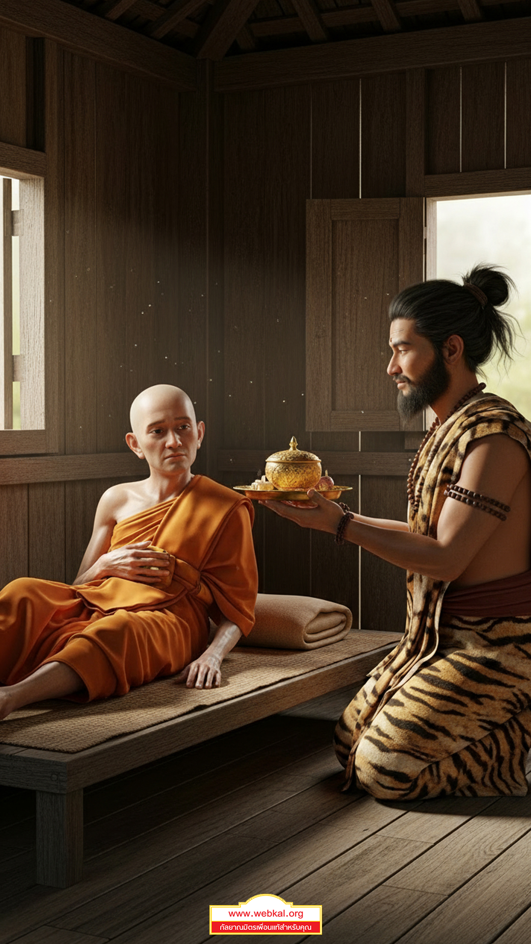 พระพากุละเถระ , ประวัติพระพากุละ , พระอรหันต์ผู้มีอายุยืน , พระพากุละบรรลุอรหันต์ , พระอรหันต์ในสมัยพุทธกาล , พระพากุละถวายยา , อัฐบริขารพระ , บาตรพระ , ผ้าไตรจีวร , พระอรหันต์ 160 ปี , พระพากุละเถระประวัติ , พระสงฆ์อินเดียโบราณ , วิหารอินเดียพุทธ , พระในวิหารสีขาว , พุทธประวัติ 3D , ภาพพระสมจริง , พระบรรลุธรรม