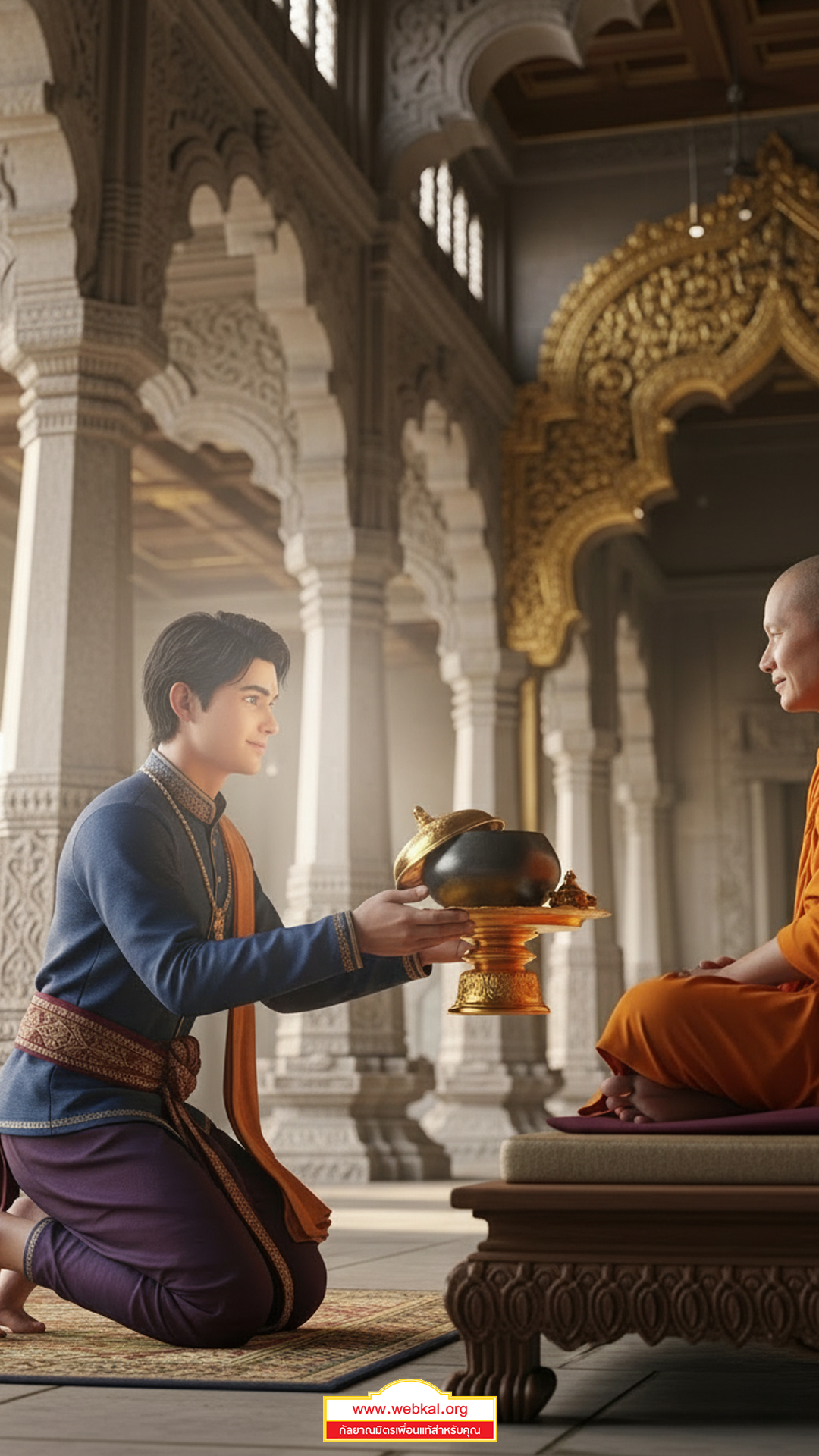 พระพากุละเถระ , ประวัติพระพากุละ , พระอรหันต์ผู้มีอายุยืน , พระพากุละบรรลุอรหันต์ , พระอรหันต์ในสมัยพุทธกาล , พระพากุละถวายยา , อัฐบริขารพระ , บาตรพระ , ผ้าไตรจีวร , พระอรหันต์ 160 ปี , พระพากุละเถระประวัติ , พระสงฆ์อินเดียโบราณ , วิหารอินเดียพุทธ , พระในวิหารสีขาว , พุทธประวัติ 3D , ภาพพระสมจริง , พระบรรลุธรรม