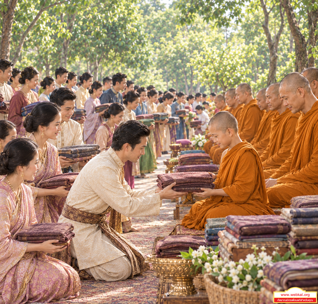 อานิสงส์ถวายข้าวมธุปายาส, สามเณรติสสะ, พระสารีบุตร, พระเถระ, สามเณรอรหันต์, พระอรหันต์, พุทธกาล, การ์ตูนAI, AI, ธรรมะ, การ์ตูนธรรมะ