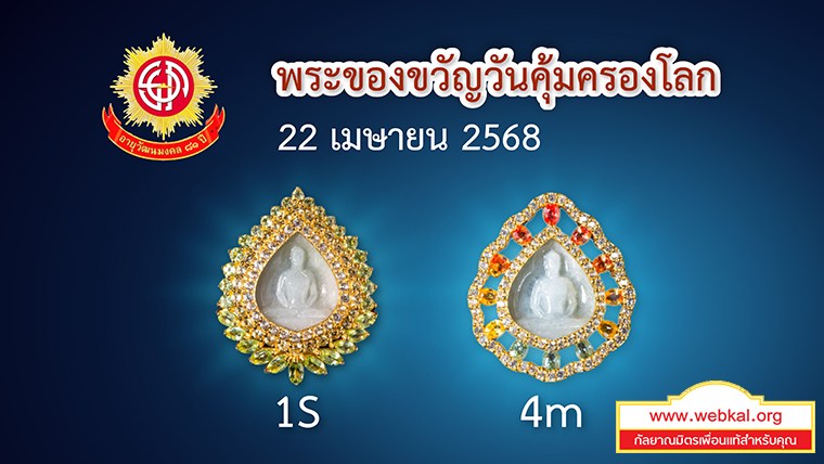 22 เมษา วันคุ้มครองโลก ถวายมหาสังฆทาน 40,000 กว่าวัด  กตัญญูบูชาหลวงพ่อธัมมชโย  ในวาระอายุวัฒนมงคล 81 ปี  วันอังคารที่ 22 เมษายน พ.ศ. 2568 ณ วัดพระธรรมกาย จังหวัดปทุมธานี